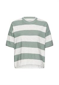 1/2-Arm Shirt aus reiner Baumwolle jade