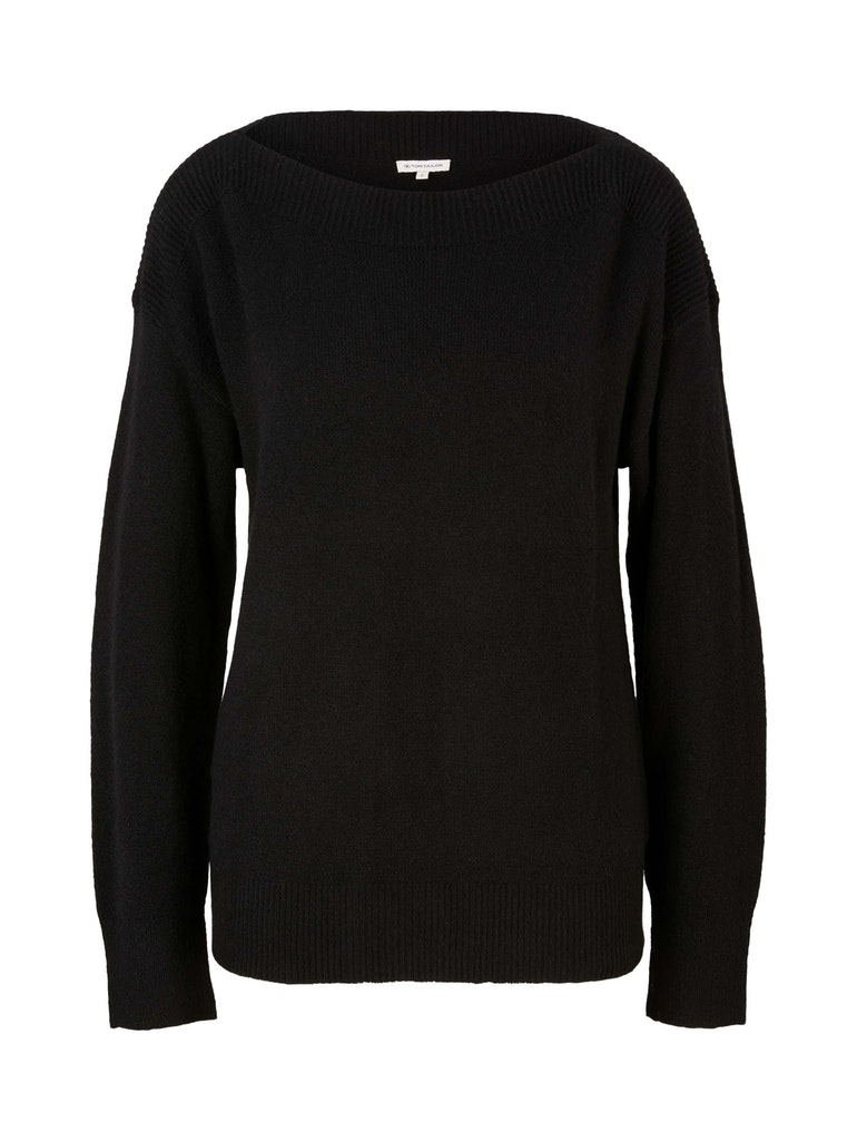 Tom Tailor Damen Pullover 1029007 Deep Black