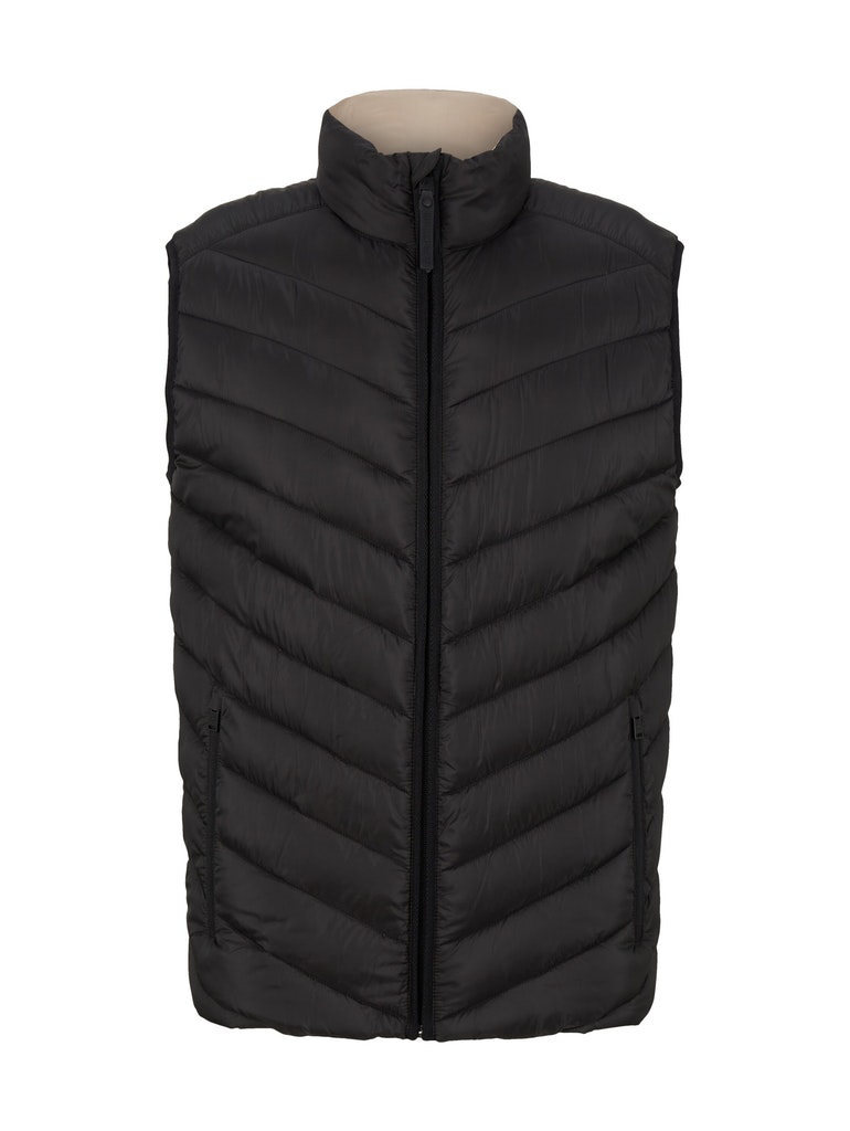 Tom Tailor Herren Weste 1031473 Black - vest