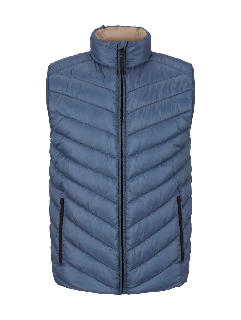 Tom Tailor Herren Weste 1031473 China Blue - vest