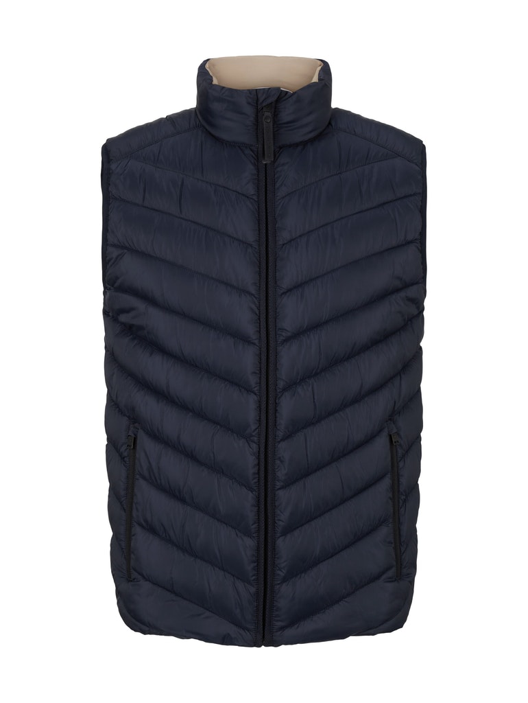 Tom Tailor Herren Weste 1031473 Sky Captain Blue - vest