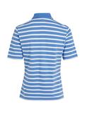 1985 REG PIQUE STRIPE POLO SS breton ecru-blue spell