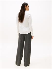 1985 SLIM PIQUE BTN DOWN LS ecru