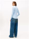1985 SLIM PIQUE BTN DOWN LS ithaca stp- vessel blue