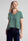 2 in 1 Chiffon-T-Shirt seafoam green