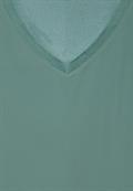 2 in 1 Chiffon-T-Shirt seafoam green