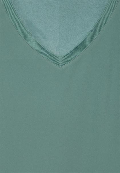 2 in 1 Chiffon-T-Shirt seafoam green