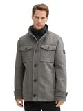 2-in-1 Jacke mit Wolle steel grey wool twill