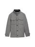 2-in-1 Jacke mit Wolle steel grey wool twill
