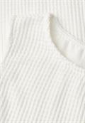 2-in-1 Mesh-Top mit U-Boot-Ausschnitt off white
