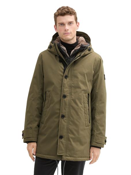 2-in-1 Parka jungle soil green