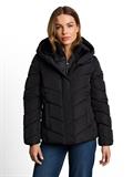2-in-1 Puffer-Jacke mit abnehmbarem Einsatz deep black