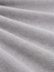 2-in-1 Strickpullover aus Baumwolle light stone grey melange
