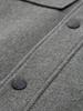 2-in-1 Wolljacke mit abnehmbarer Innenjacke light stone grey wool twill