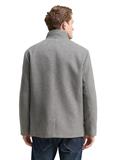 2-in-1 Wolljacke mit abnehmbarer Innenjacke light stone grey wool twill