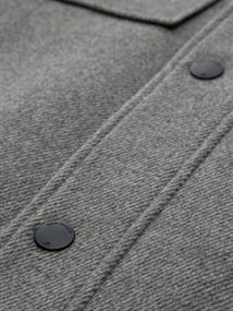 2-in-1 Wolljacke mit abnehmbarer Innenjacke light stone grey wool twill
