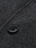 2-in-1 Wollmantel mit abnehmbarer Innenjacke dark grey black herringbone