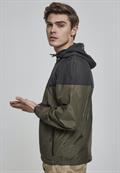 2-Tone Tech Windrunner blk, darkolive