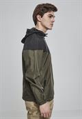 2-Tone Tech Windrunner blk, darkolive