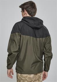 2-Tone Tech Windrunner blk, darkolive