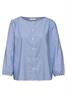 3/4-Arm Bluse in Seersuckerqualität original blue