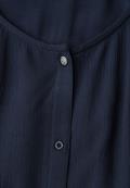 3/4-Arm Bluse mit Rundhals und Knöpfen midnight muse