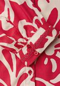 3/4-Arm Bluse mit Tapedetails salsa red
