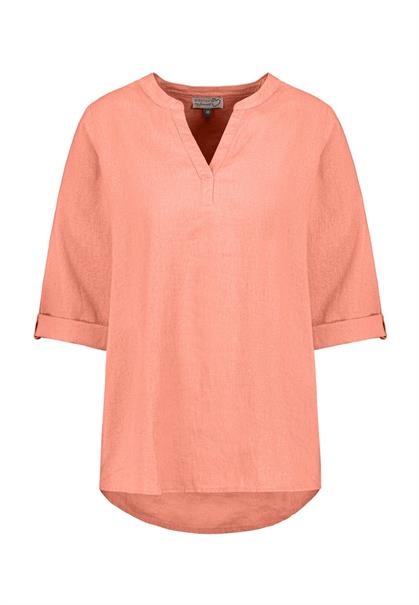 3/4 Arm Bluse shell pink coral