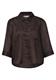 3/4-Arm Hemdbluse aus Leinen espresso brown
