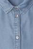 3/4-Arm Hemdbluse im Denim-Look light blue soft wash