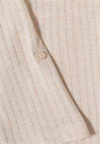 3/4-Arm Jacke in Strick-Optik pearl beige