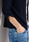 3/4-Arm Jacke in Strick-Optik universal blue