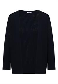 3/4-Arm Jacke in Strick-Optik universal blue