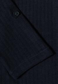 3/4-Arm Jacke in Strick-Optik universal blue