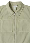 3/4-Arm Jacke mit Brusttaschen und Zipper raw matcha lime