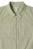 3/4-Arm Jacke mit Brusttaschen und Zipper raw matcha lime