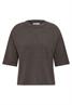 3/4-Arm Pullover mit Rundhals black coffee mel.