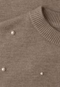3/4-Arm Pullover mit Rundhals sanded amber mel.