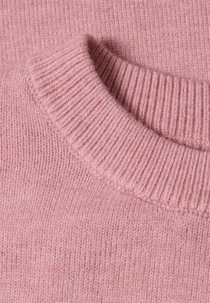 3/4-Arm Pullover mit Rundhals vintage blush mel.