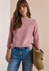 3/4-Arm Shirt aus Cord mit Boat Neck velvet rose