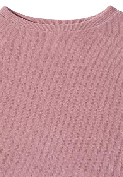 3/4-Arm Shirt aus Cord mit Boat Neck velvet rose