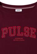 3/4-Arm Shirt mit Boat Neck und Print red wine