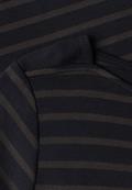3/4-Arm Shirt mit Boat Neck und Streifen indigo night