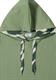 3/4-Arm Shirt mit Kapuze und Printdetails deep matcha green