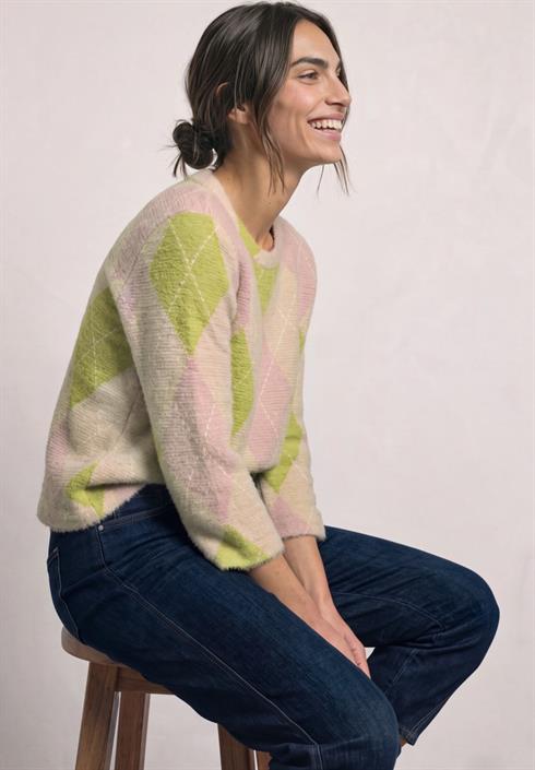 3-4-arm-shirt-mit-rundhals-und-argylemuster-clay-sand