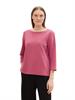 3/4 Arm Shirt mit Struktur pink velvet