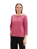 3/4 Arm Shirt mit Struktur pink velvet