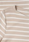 3/4-Arm Shirt mit U-Boot-Ausschnitt clay sand