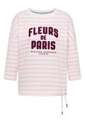 3/4-Arm Shirt mit Wording Artwork light blush rose