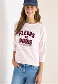 3/4-Arm Shirt mit Wording Artwork light blush rose